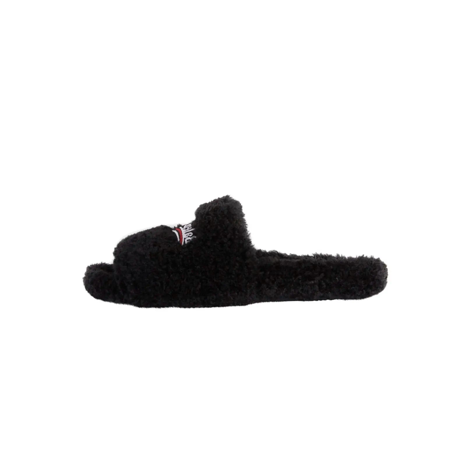 Balenciaga fur slides